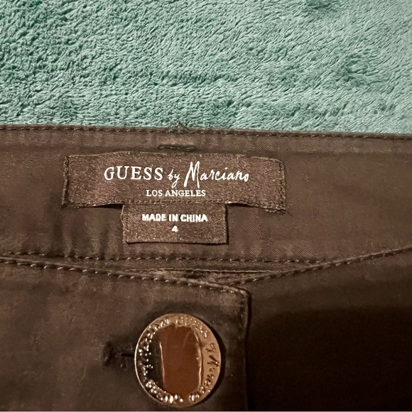 Guess Marciano Black Shorts Women's Size:4 - Picture 2 of 5